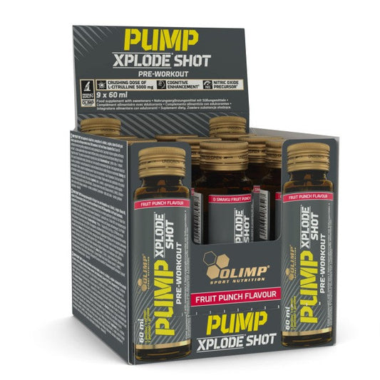 Olimp Sport Nutrition Pump Xplode Shot 9x60ml Fruit Punch packshot