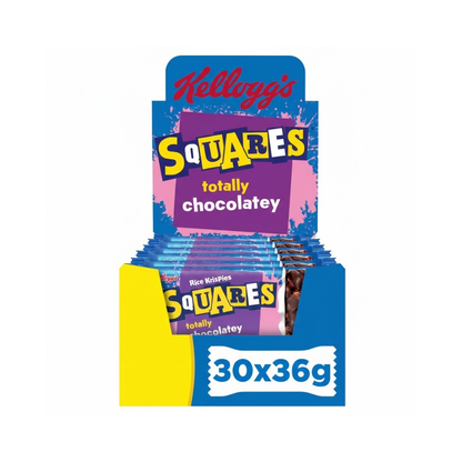 Kellogg's Rice Krispie Squares 30x36g Delightfully Chocolatey packshot