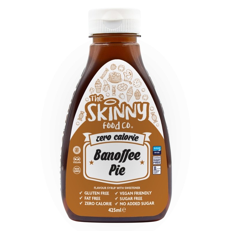 The Skinny Food Co Zero Calorie Syrup 425ml Banoffee Pie packshot