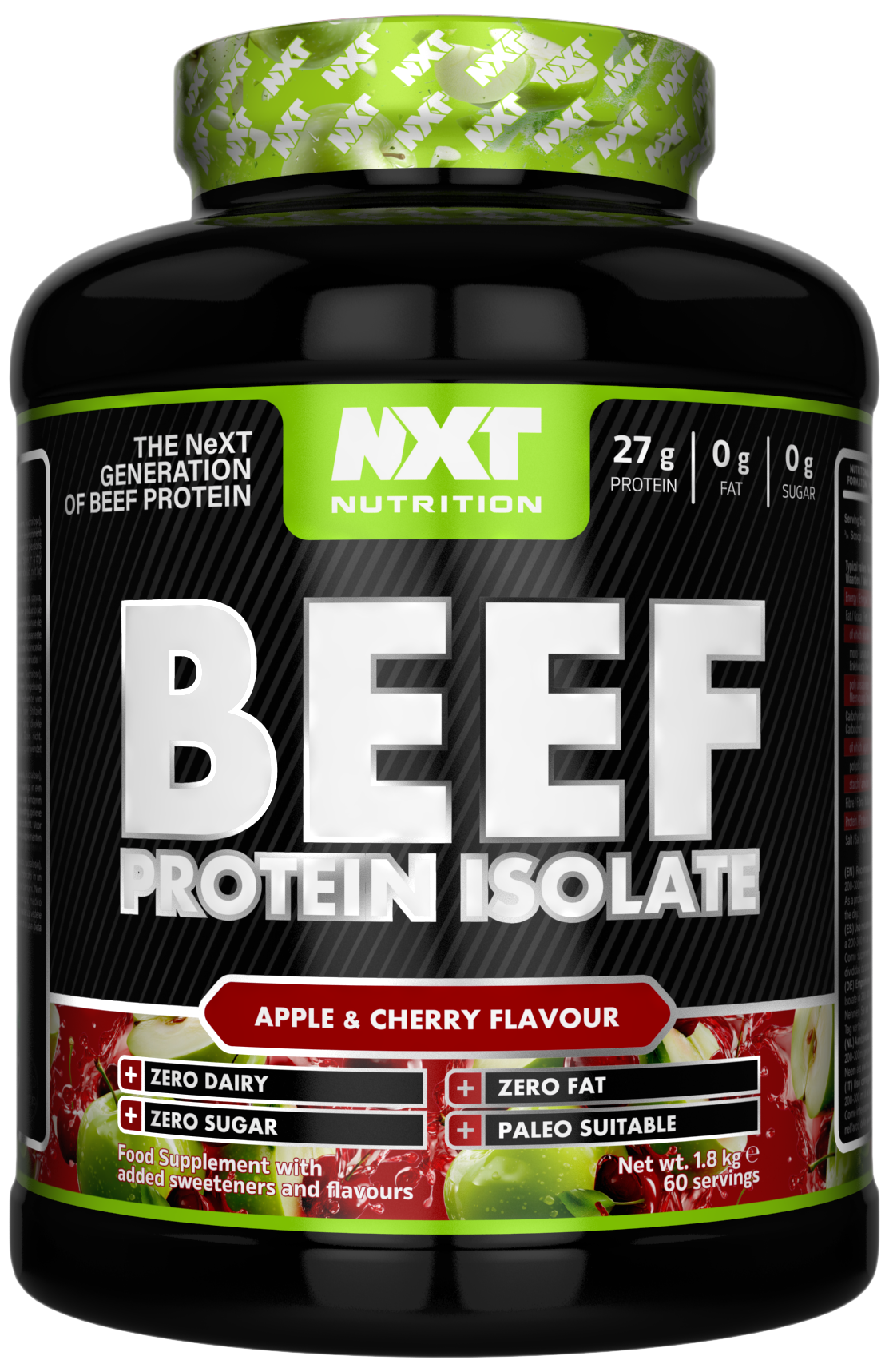 NXT Nutrition Beef Protein Isolate 1.8kg