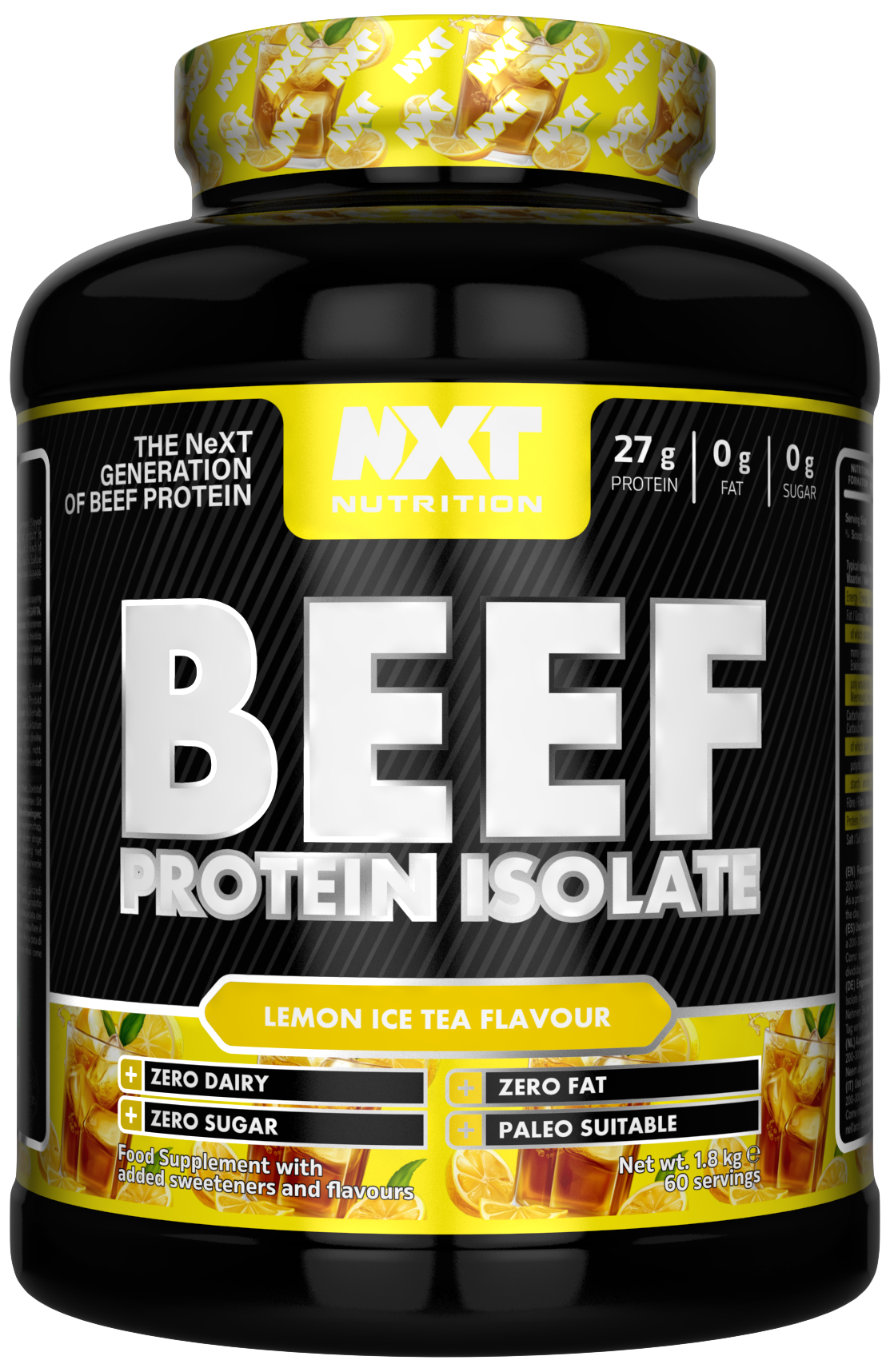 NXT Nutrition Beef Protein Isolate 1.8kg