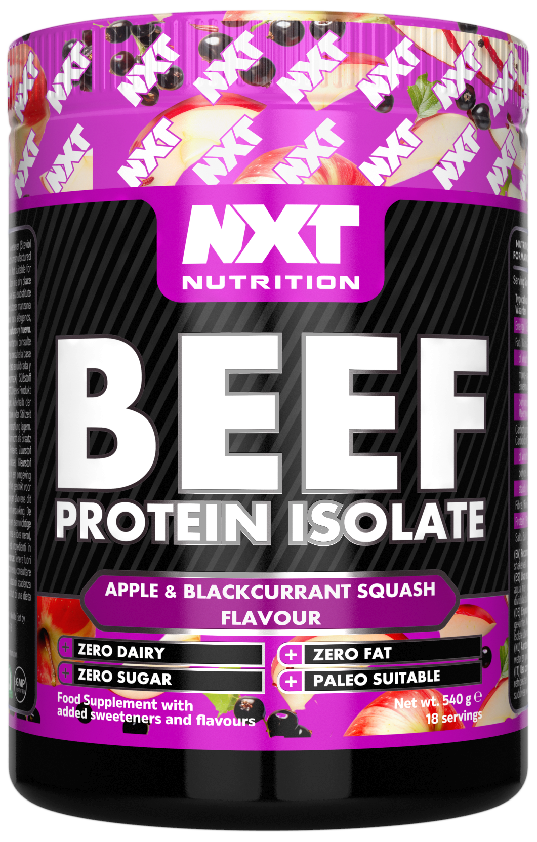 NXT Nutrition Beef Protein Isolate 540g
