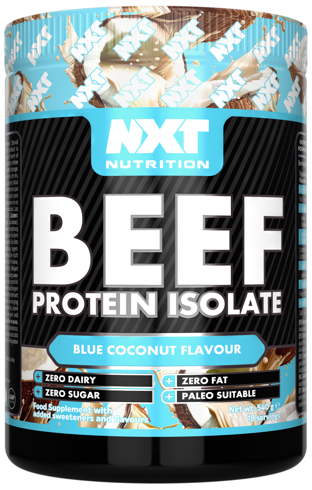 NXT Nutrition Beef Protein Isolate 540g