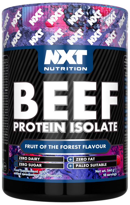 NXT Nutrition Beef Protein Isolate 540g Fruits Of The Forest packshot