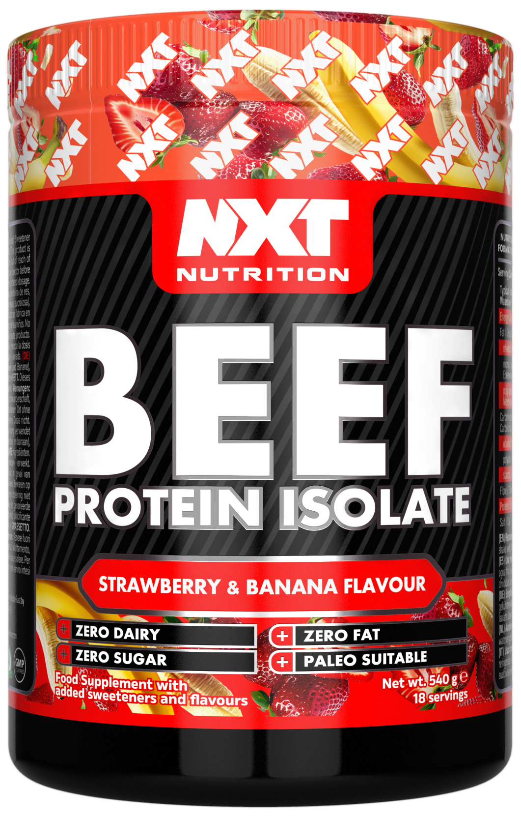 NXT Nutrition Beef Protein Isolate 540g