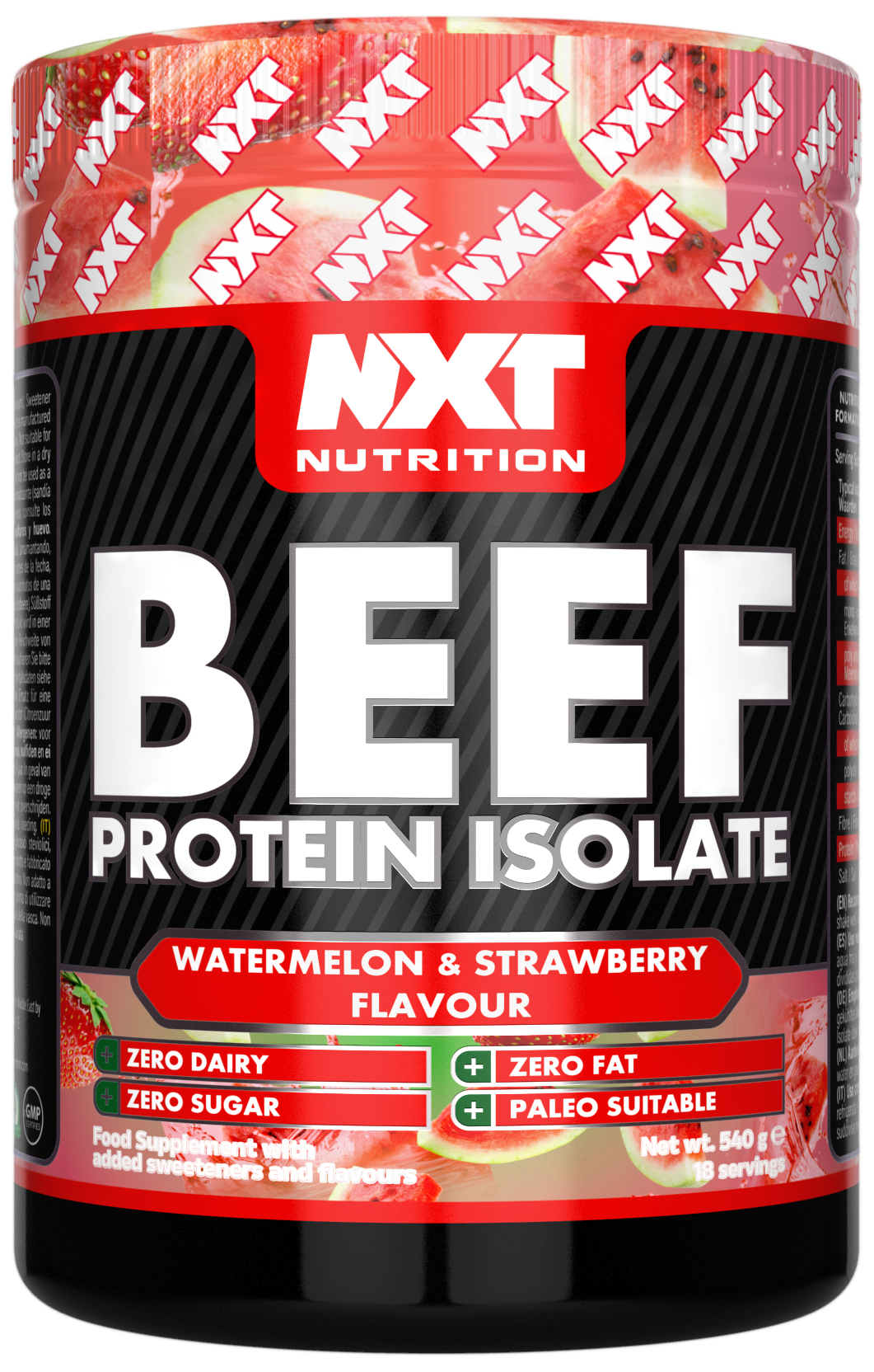 NXT Nutrition Beef Protein Isolate 540g