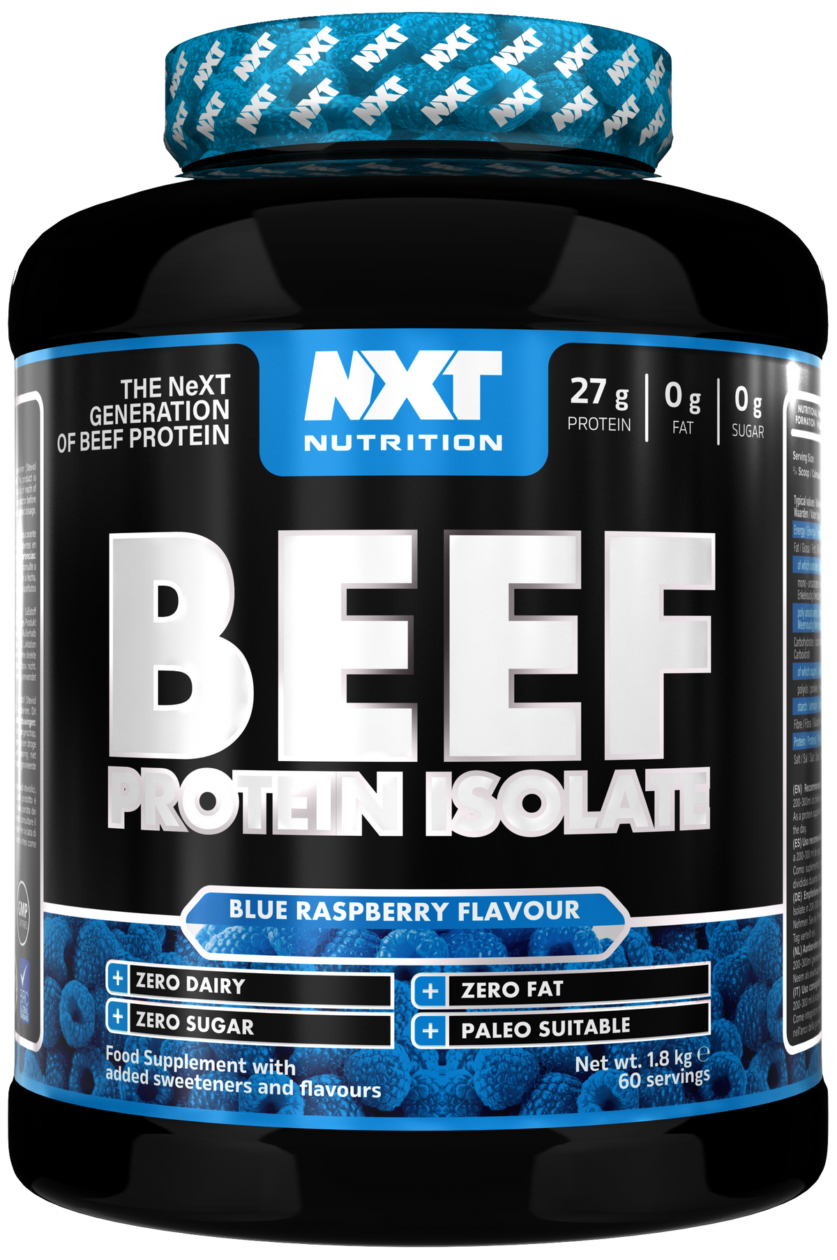 NXT Nutrition Beef Protein Isolate 1.8kg