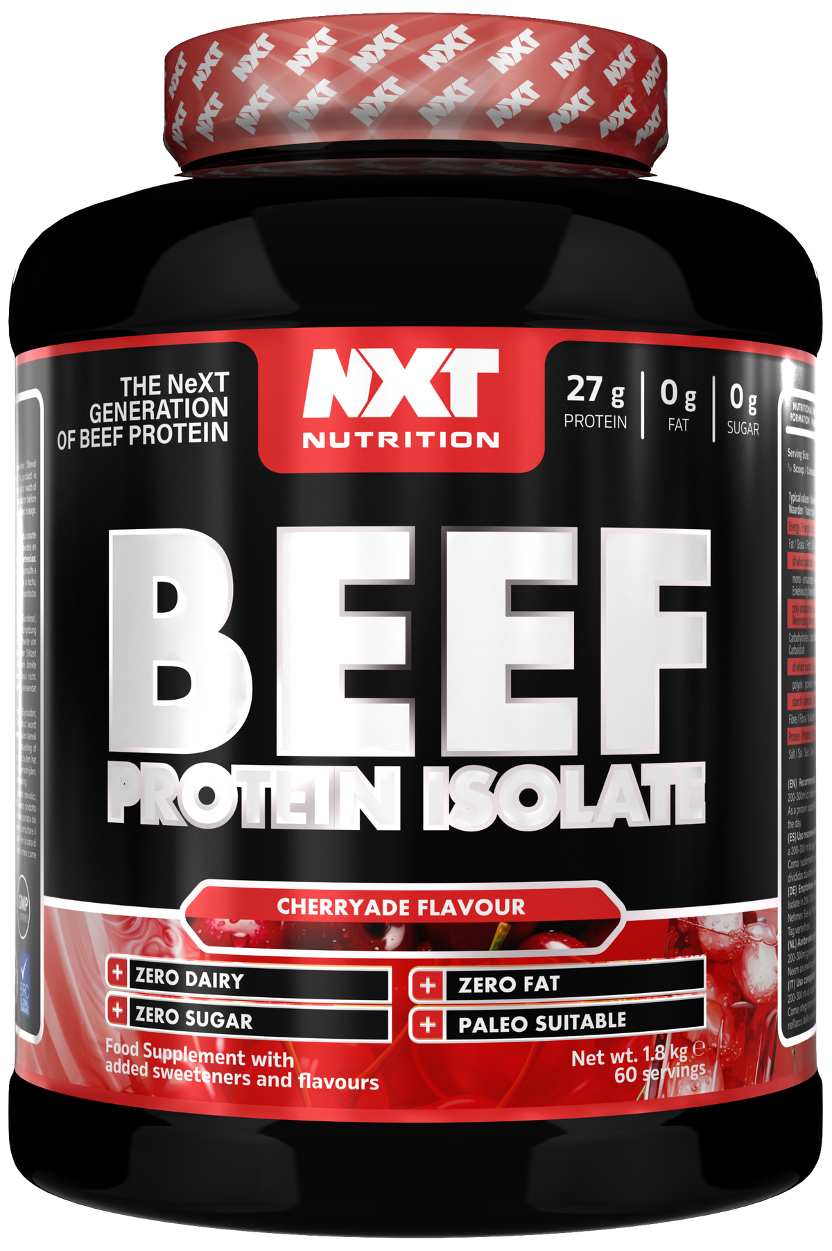 NXT Nutrition Beef Protein Isolate 1.8kg