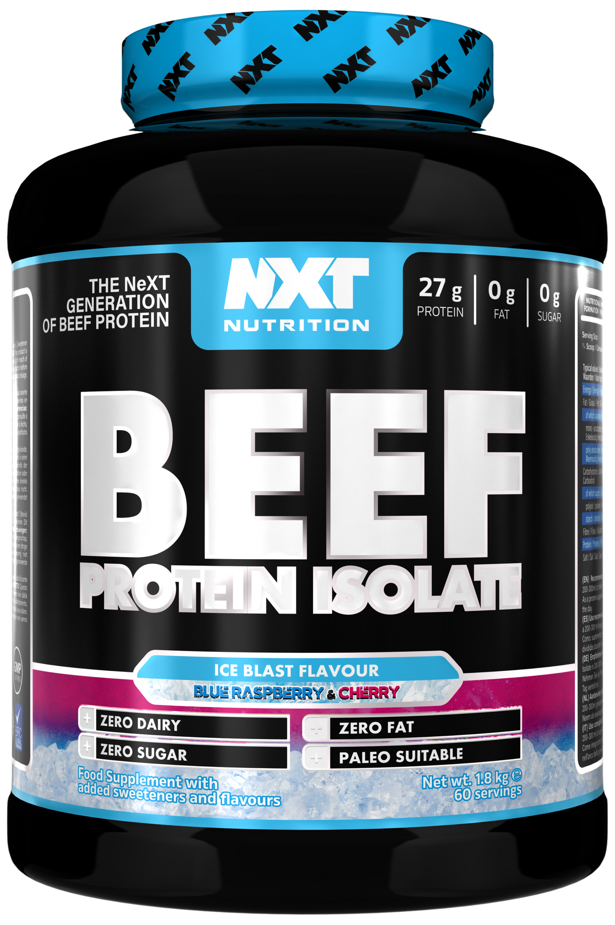 NXT Nutrition Beef Protein Isolate 1.8kg