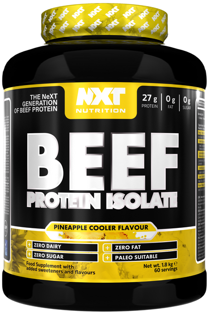 NXT Nutrition Beef Protein Isolate 1.8kg Pineapple packshot