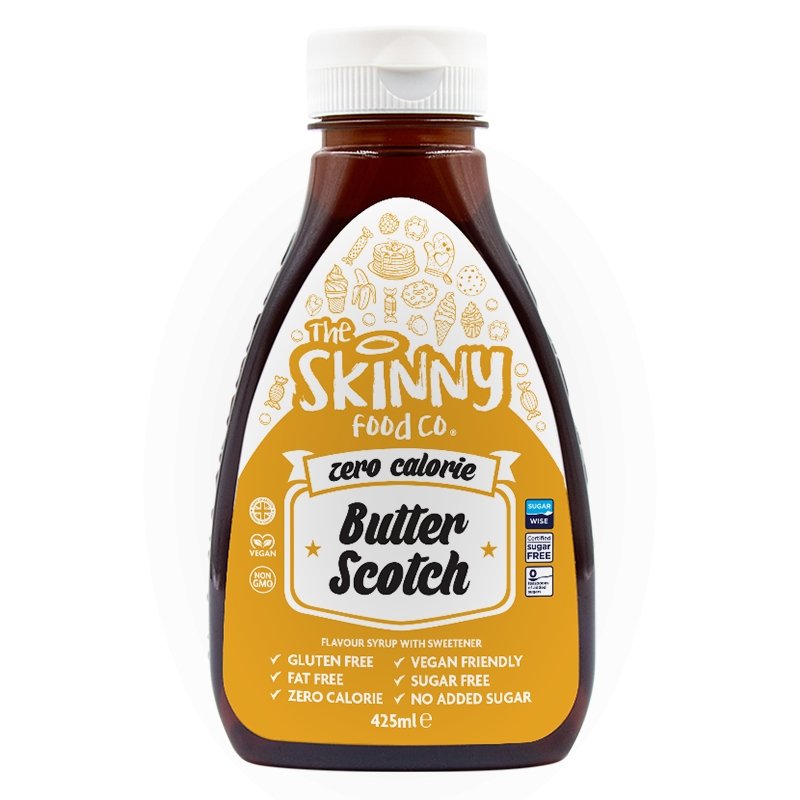 The Skinny Food Co Skinny Syrup 425ml Butter Scotch packshot