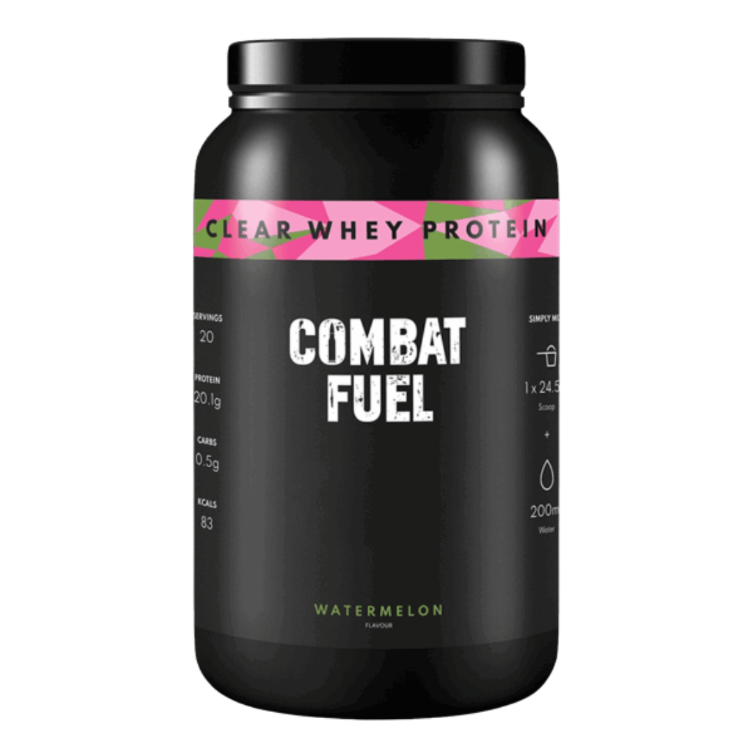 Combat Fuel Clear Whey Protein 490g Watermelon packshot