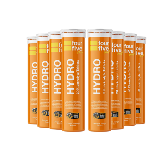 FourFive Hydro Plus Effervescent Tablets 8x20 Tabs Orange & Mango packshot