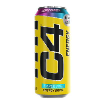Cellucor C4 Performance Energy Carbonated RTD 12x500ml - Cosmic Rainbow product packaging