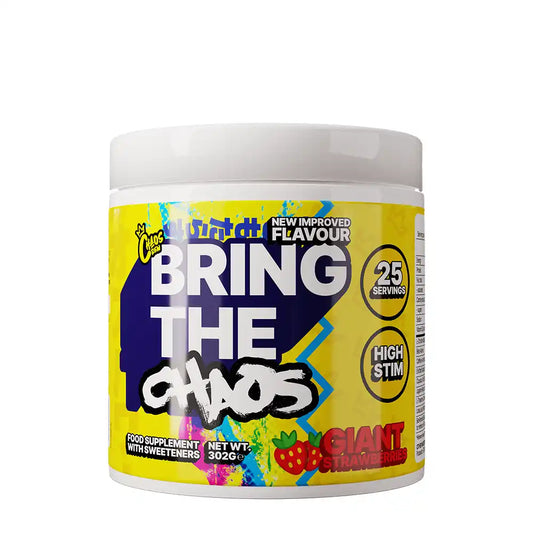 ChaosCrew Bring The Chaos (New Improved Flavour) 302g - Giant Strawberries