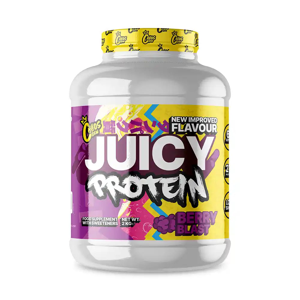 Chaos Crew Juicy Protein 2kg Berry Blast