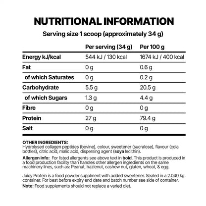 Chaos Crew Juicy Protein 2kg nutrition