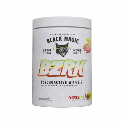 Black Magic BZRK Pre-Workout 487.5g - Cherry Lime product packaging