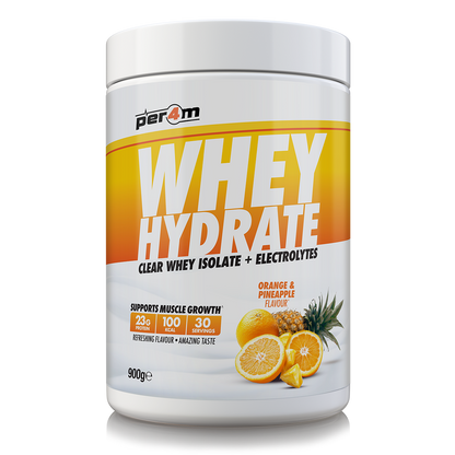 Per4m Whey Hydrate 900g Orange and Pineapple packshot