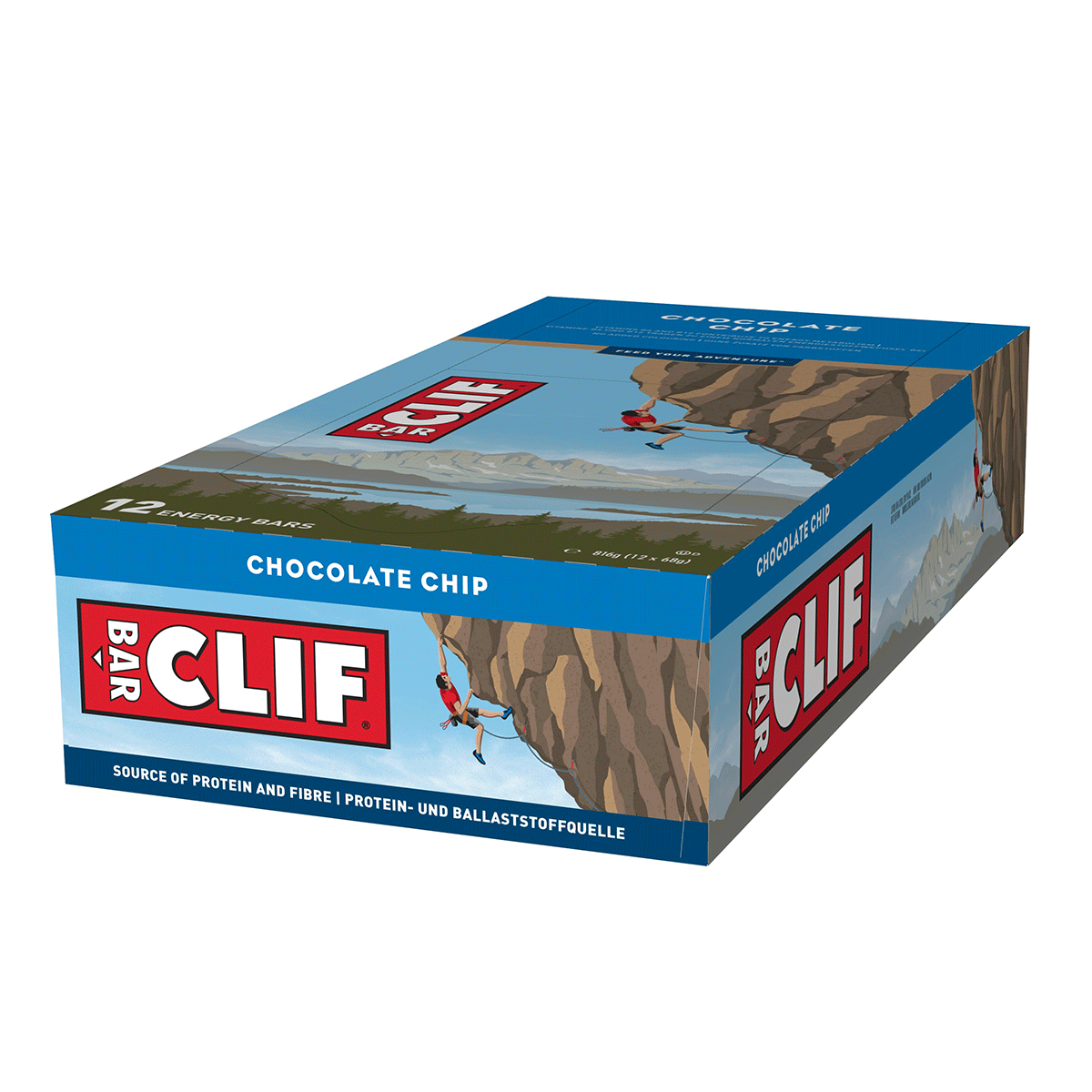 CLIF Bar 12x68g - Chocolate Chip product packaging