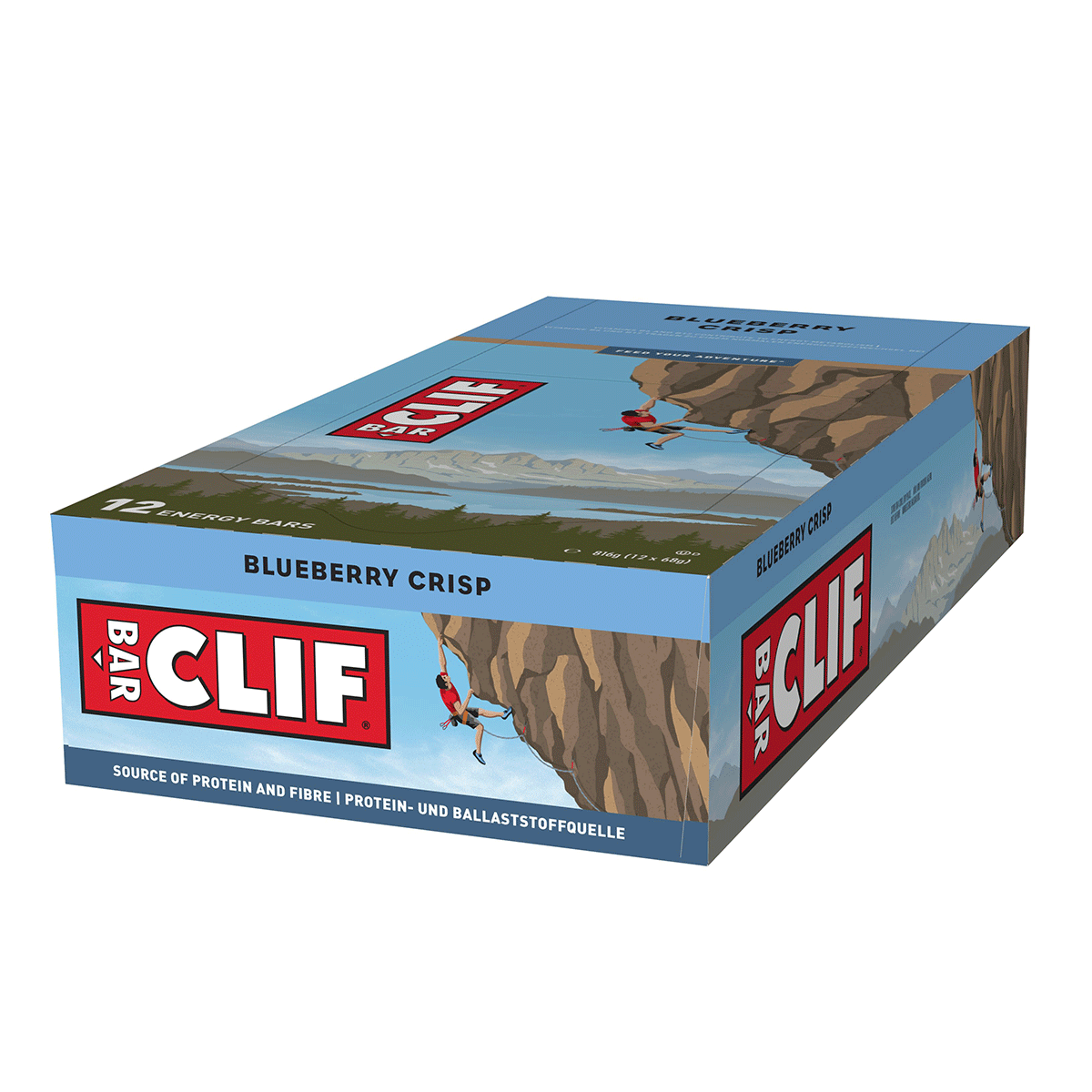 CLIF Bar 12x68g - Blueberry Crisp product packaging