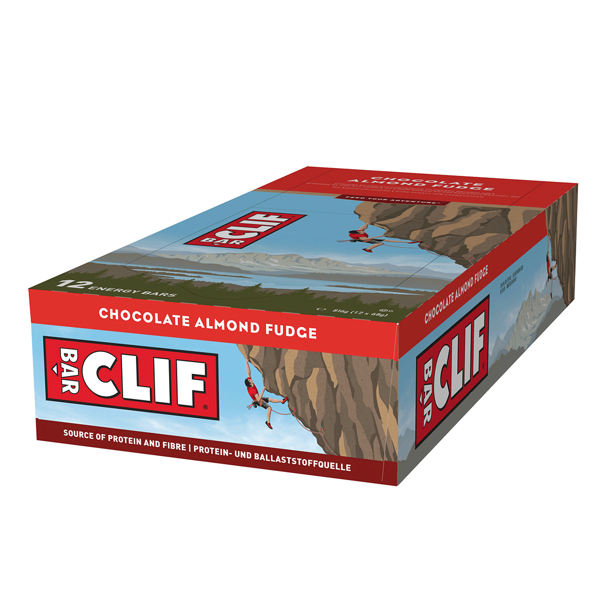 CLIF Bar 12x68g - Chocolate Almond Fudge product packaging