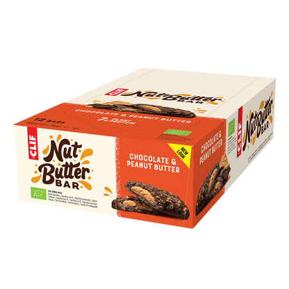 CLIF Nut Butter Bar 12x50g - Chocolate Peanut Butter product packaging