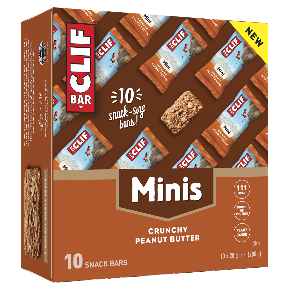 CLIF Bar Mini 10x28g - Crunchy Peanut Butter product packaging