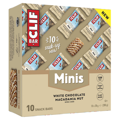 CLIF Bar Mini 10x28g - White Chocolate Macadamia Nut product packaging