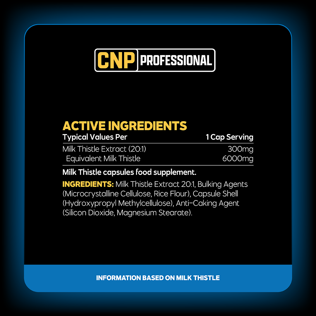 CNP Professional Milk Thistle active ingredients and full ingredients