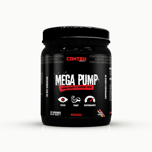 Conteh Sports Mega Pump 387.5g - Peach product packaging