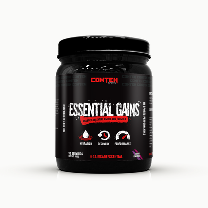 Conteh Sports Essential Gains 465g - Berry product packaging