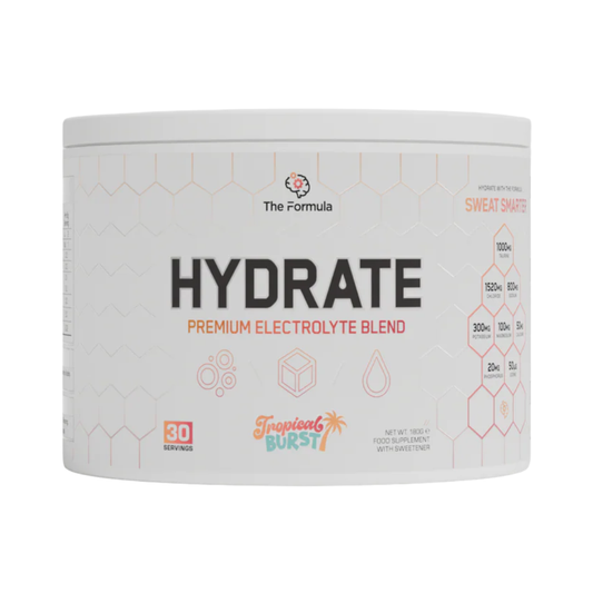 The Formula HYDRATE Science Backed Electrolytes 180g Tropical Burst packshot