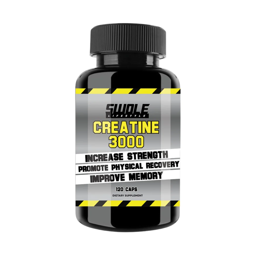 SWOLE Lifestyle Creatine Caps 120Caps packshot