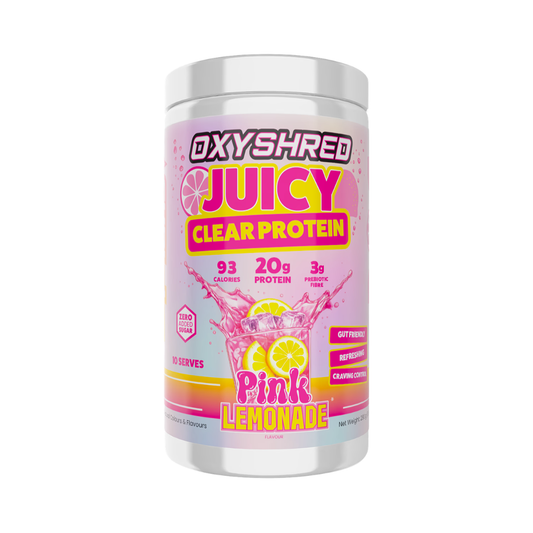 EHP Labs OxyShred Juicy Clear Protein 280g Pink Lemonade packshot