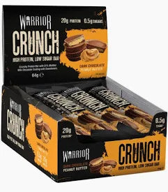 Warrior Crunch Bars 12x64g — Dark Chocolate Peanut Crunch