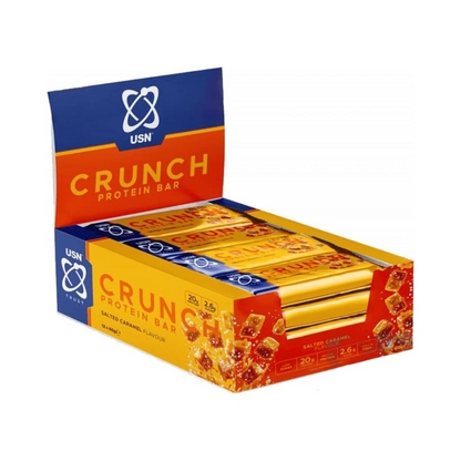 USN Trust Crunch Bars 12x60g Salted Caramel packshot