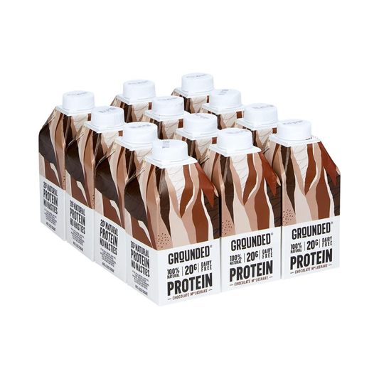 Grounded Protein M*lkshake 12x490ml Chocolate packshot