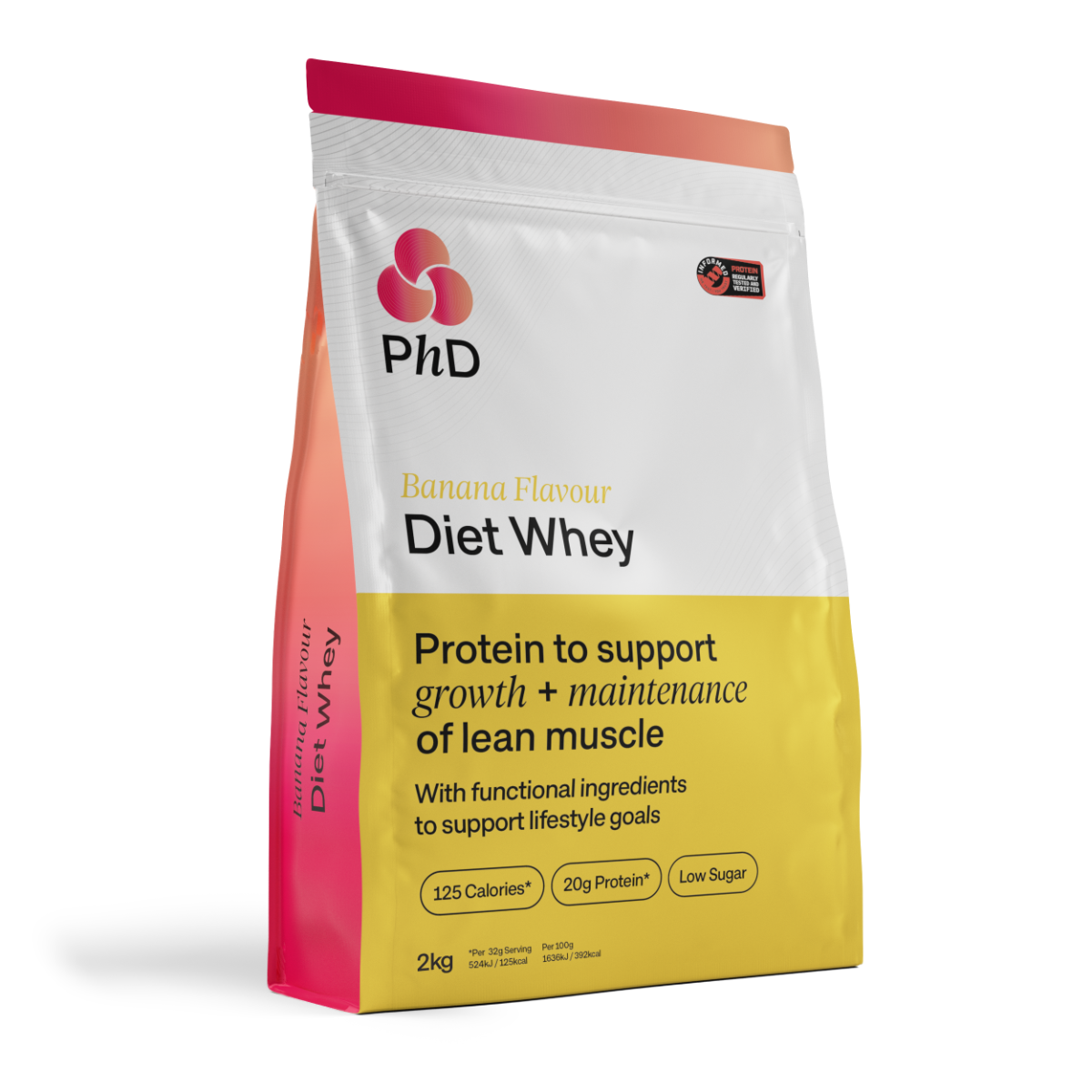 PhD Nutrition Diet Whey 2kg - Banana