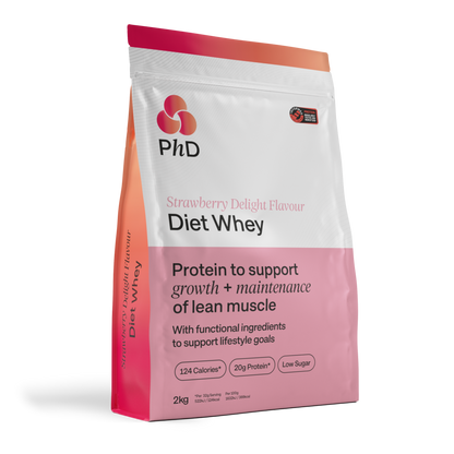 PhD Nutrition Diet Whey 2kg - Strawberry Delight