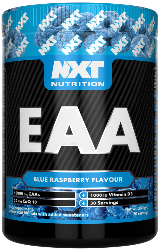 NXT Nutrition EAAs 360g Icy Blue Razz packshot