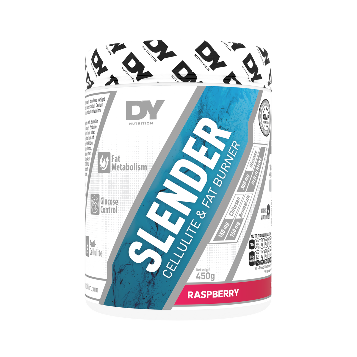 DY Nutrition Slender 450g Raspberry packshot
