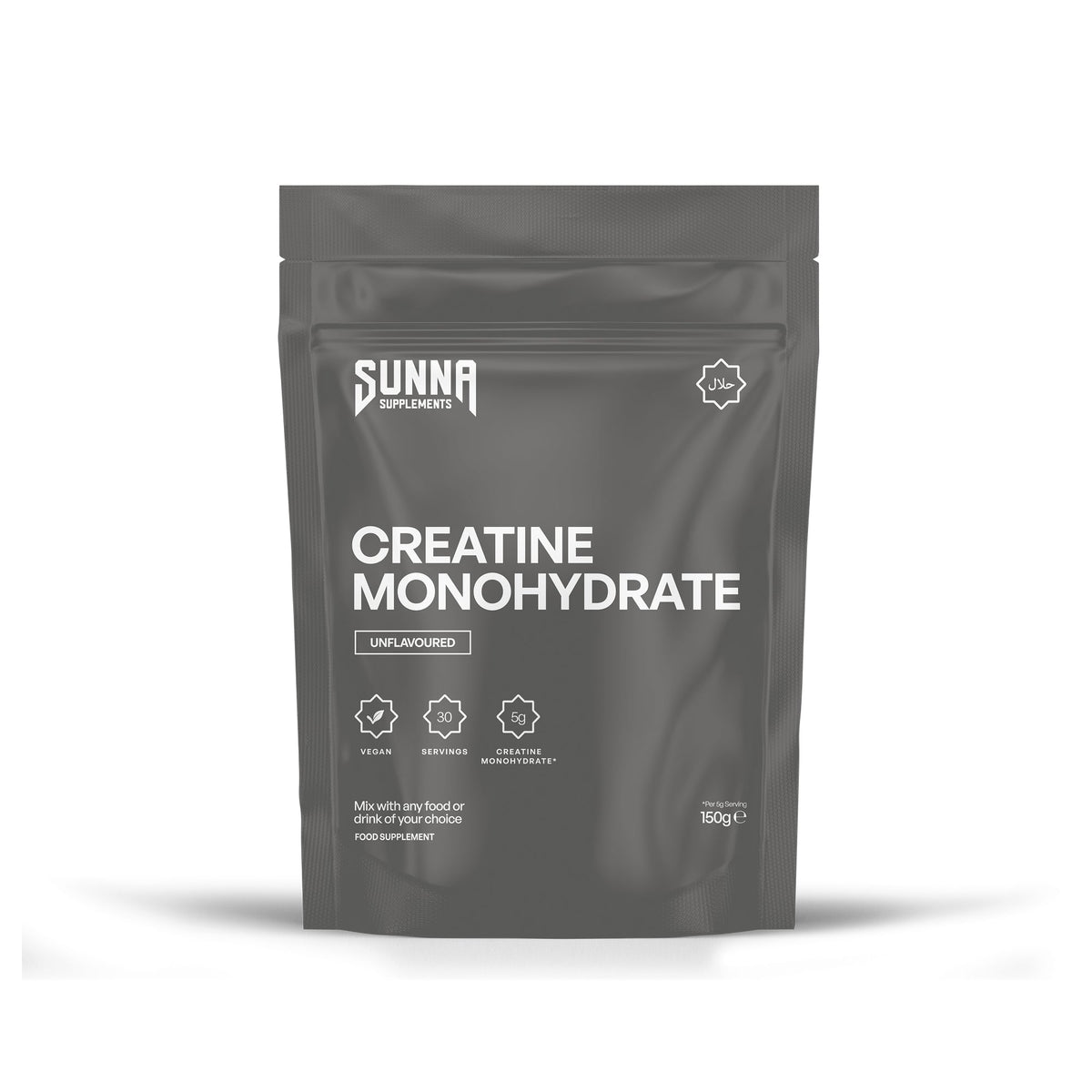 Sunna Supplements Premium Creatine 150g Unflavoured packshot