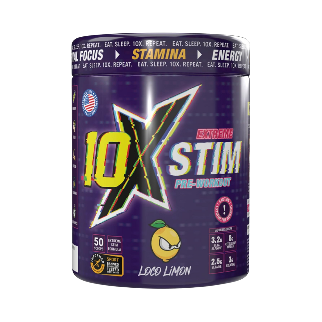 10X Athletic STIM 600g Loco Limon packshot