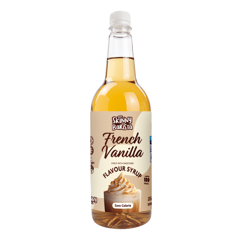 The Skinny Food Co Skinny Barista Zero Calorie Coffee Syrup 1000ml - French Vanilla