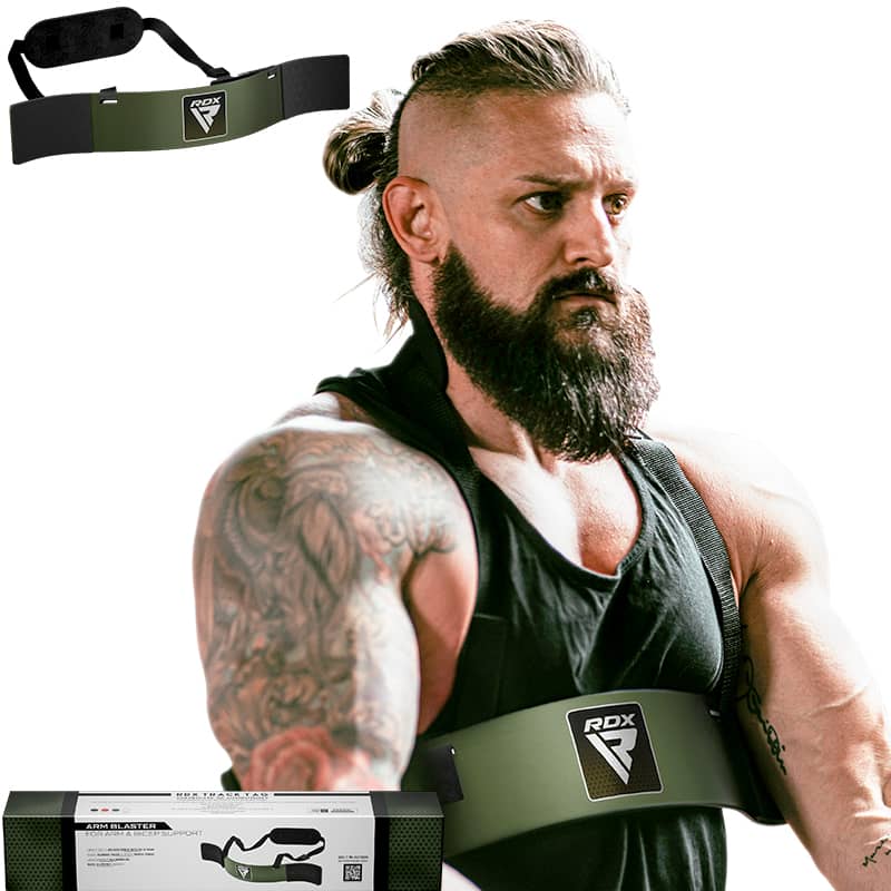 RDX Gym Arm Blaster T2 Army Green packshot