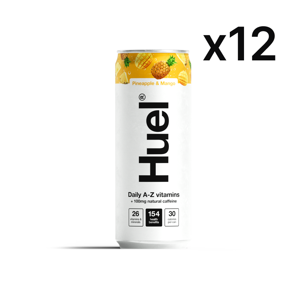 HUEL Daily A-Z Vitamins 12x330ml - Pineapple & Mango - manufacturer product image