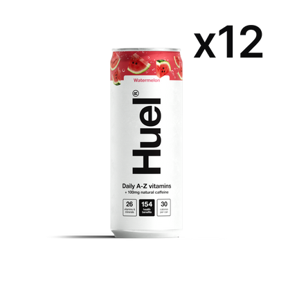 HUEL Daily A-Z Vitamins 12x330ml - Watermelon Strawberry - manufacturer product image