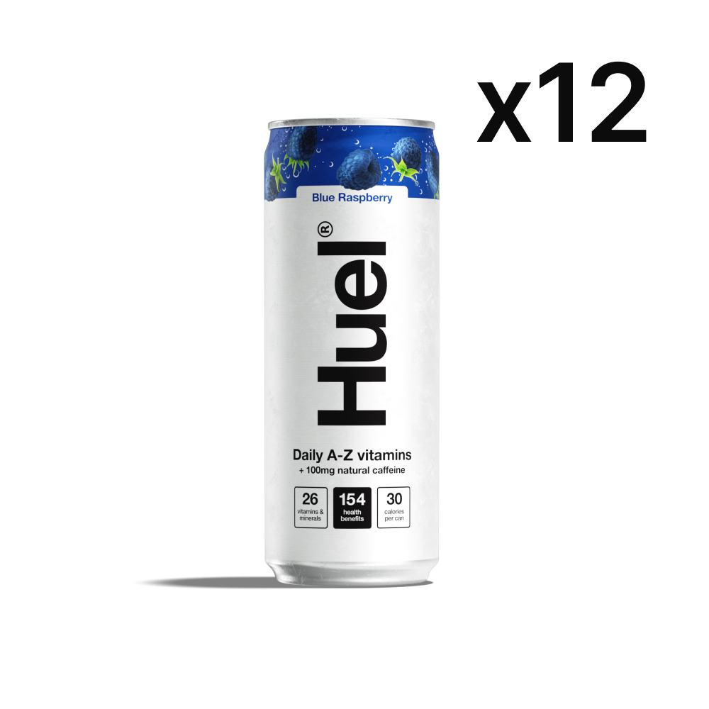 HUEL Daily A-Z Vitamins 12x330ml - Blue Raspberry - manufacturer product image