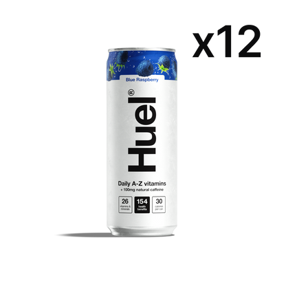 HUEL Daily A-Z Vitamins 12x330ml - Blue Raspberry - manufacturer product image